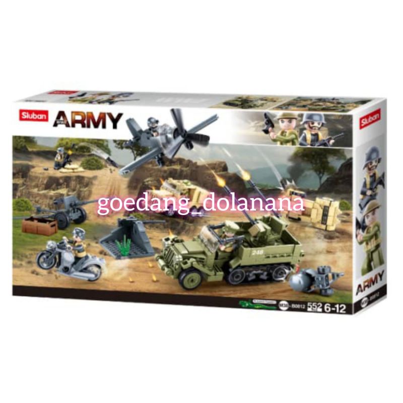 Sluban Wwii Army Bricks 552pcs