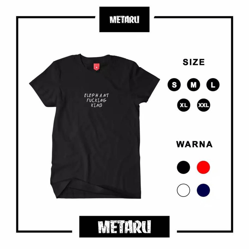 Kaos band ELEPHANT KIND / T-shirt band ELEPHANT KIND / Kaos distro band ELEPHANT KIND