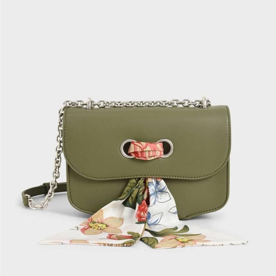 [COD] SHOULDER BAG PREMIUM | CK917 | CNK CHIFFON SCARF DOUBLE STRAP SHOULDER BAG | PREMIUM IMPORT | 