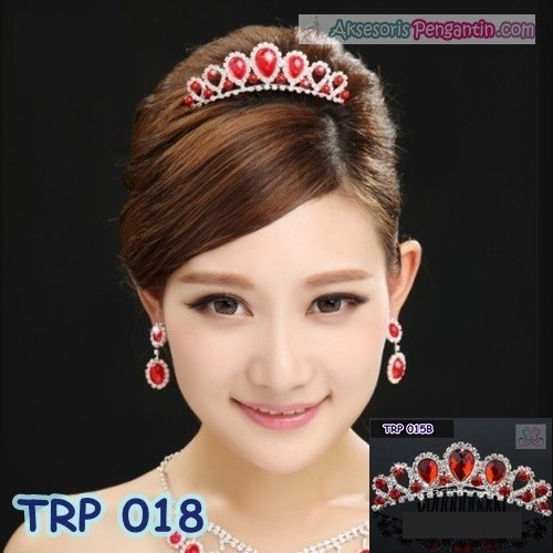 [STOCK TERBATAS] HEADPIECE WEDDING AKSESORIS RAMBUT TIARA PENGANTIN  TRP018