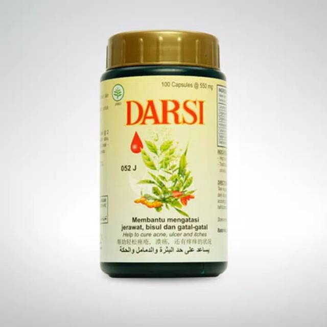 Jual Darsi 100 Kapsul Borobudur Herbal Original Membantu Mengatasi