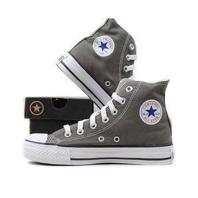 SEPATU SNEAKERS CASUAL PRIA WANITA CONVERSE_31 ALL STAR CLASSIC GREY HIGHT TERMURAH