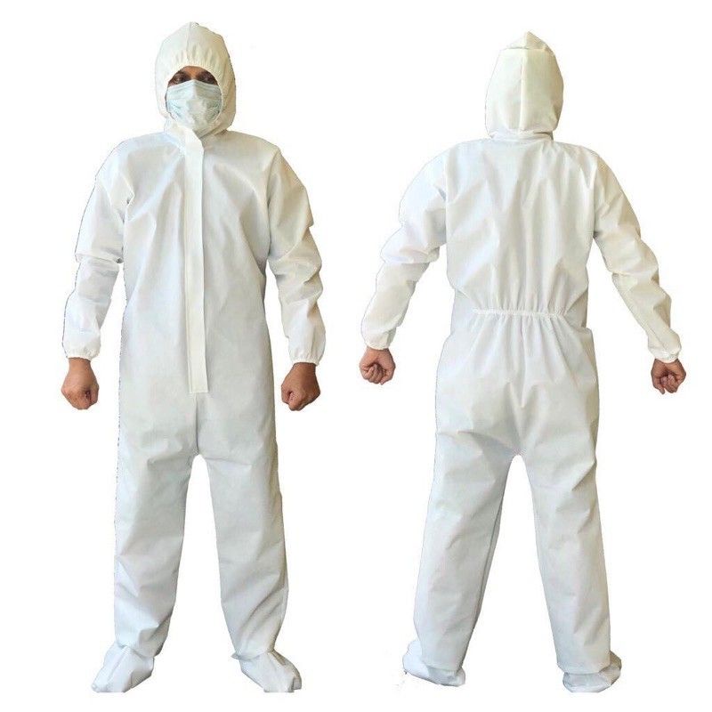 Set Baju APD Hazmat Coverall Baju Jumsuit Non Woven