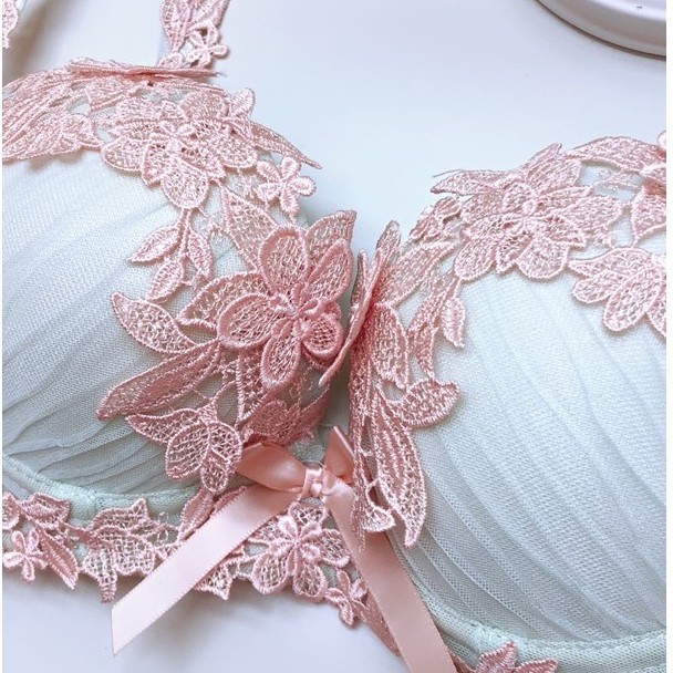 Bra Set (BS40) Pakaian dalam wantia / flower edition / bahan premium