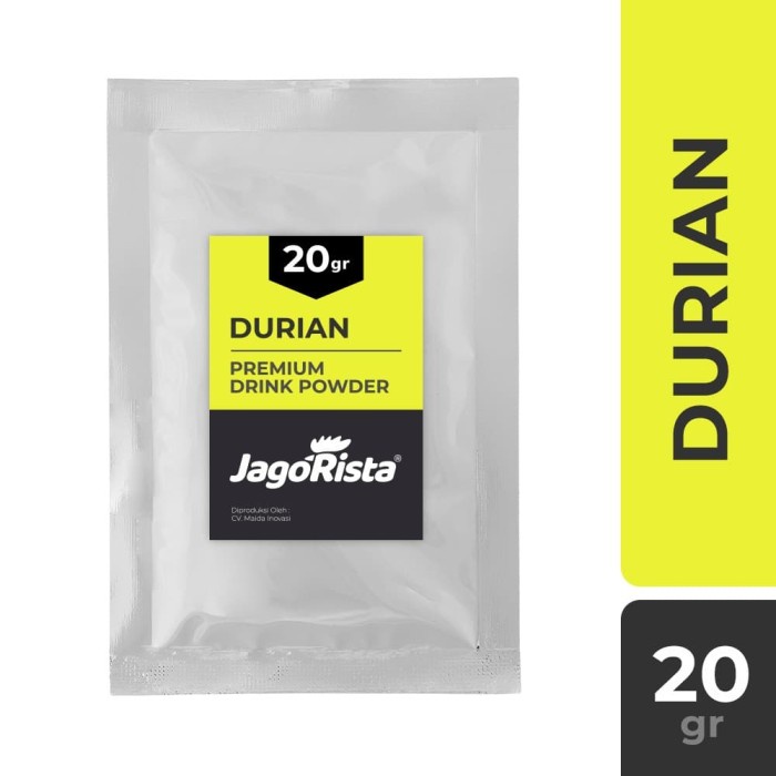

SIRUP- SACHET JAGORISTA - DURIAN - PREMIUM BUBBLE DRINK POWDER -SIRUP.