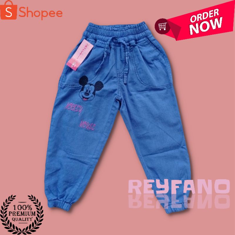 CELANA JEANS ANAK JOGER USIA 3-9 TAHUN/CELANA JEANS ANAK KARAKTER