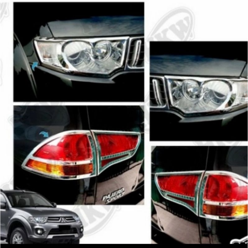 paket garnis lampu pajero sport lama