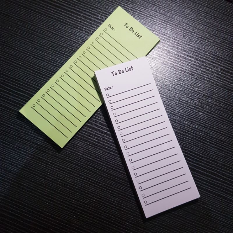 

Notepad LONG To Do List / Buku Memo Catatan Checklist
