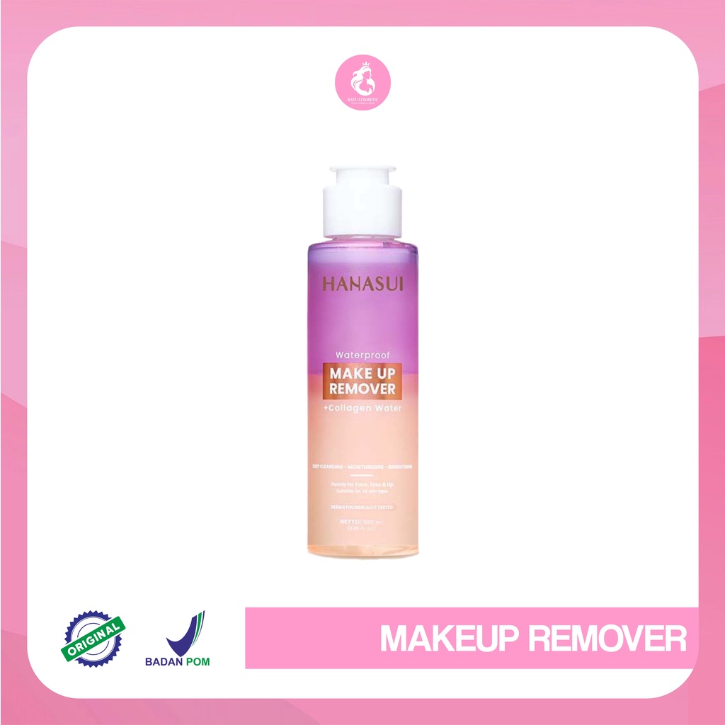 Hanasui Waterproof MAKE UP REMOVER + Collagen Water 100ml