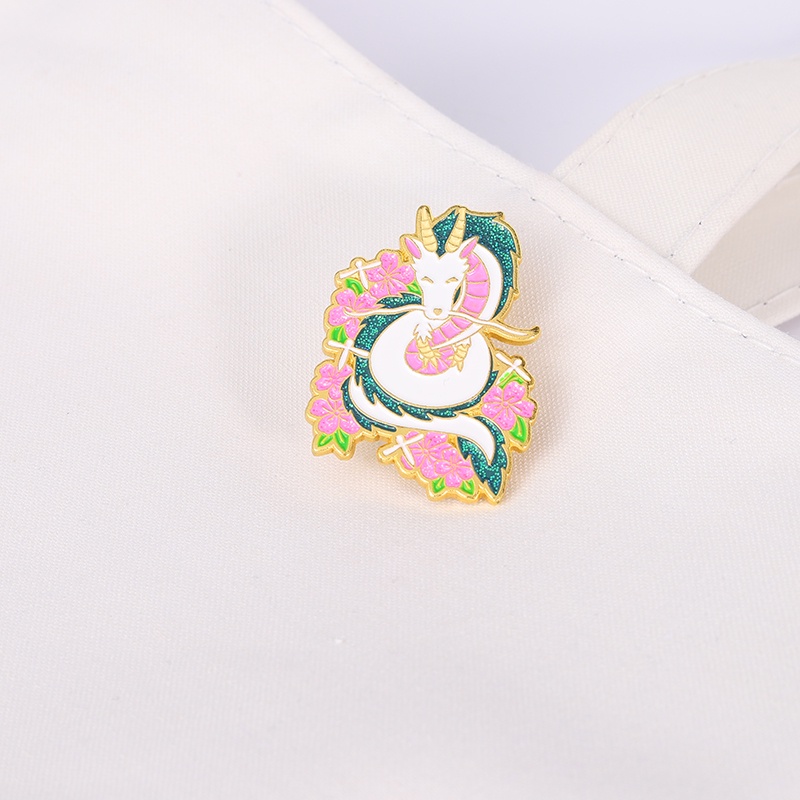 Bros Pin Enamel Desain Kartun Anime Spirited Away Untuk Koleksi