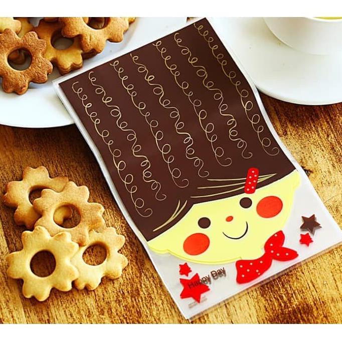 

Plastik Kantong Kemasan Cookies Motif Karakter Cute