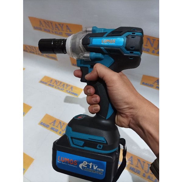 Lumos Cordless Impact Wrench 1/2 21V (mesin pembuka baut 1/2)