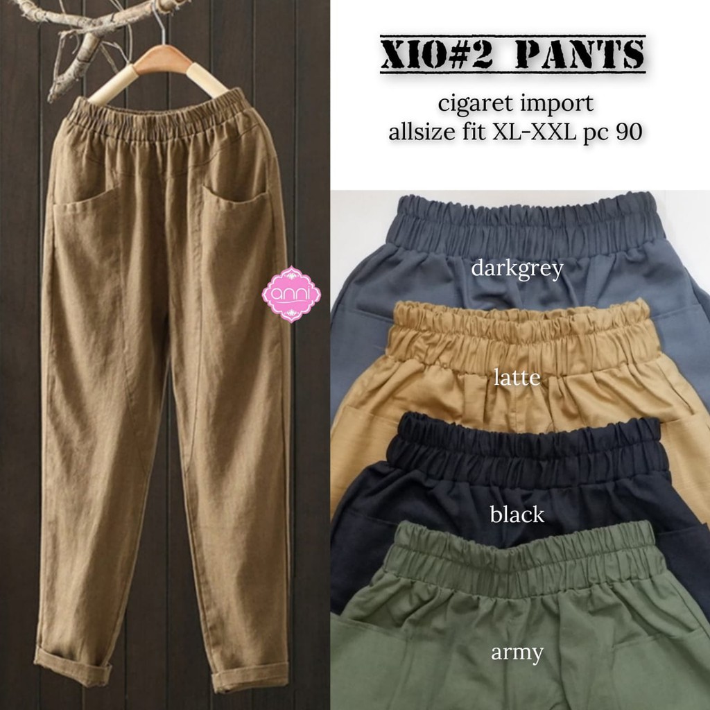 LINEN PANTS - RAN XOXO - KOREAN PANTS