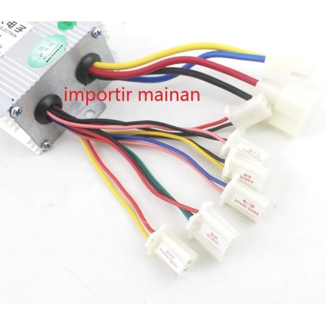 Brushed Controller Box Sepeda Listrik 24V 350W Controller E-Scooter