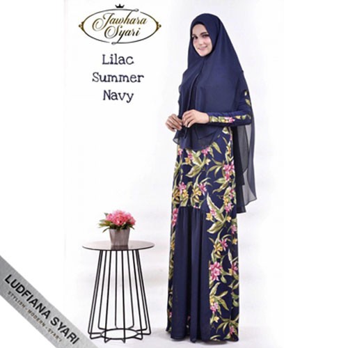 Lilac Series Gamis Syari Original By Jawhara Syari
