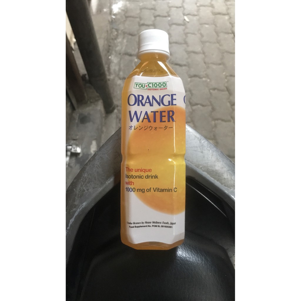 You C1000 Orange Water Botol 500ml 500 Ml C 1000 Jeruk Isotonic Dus Shopee Indonesia