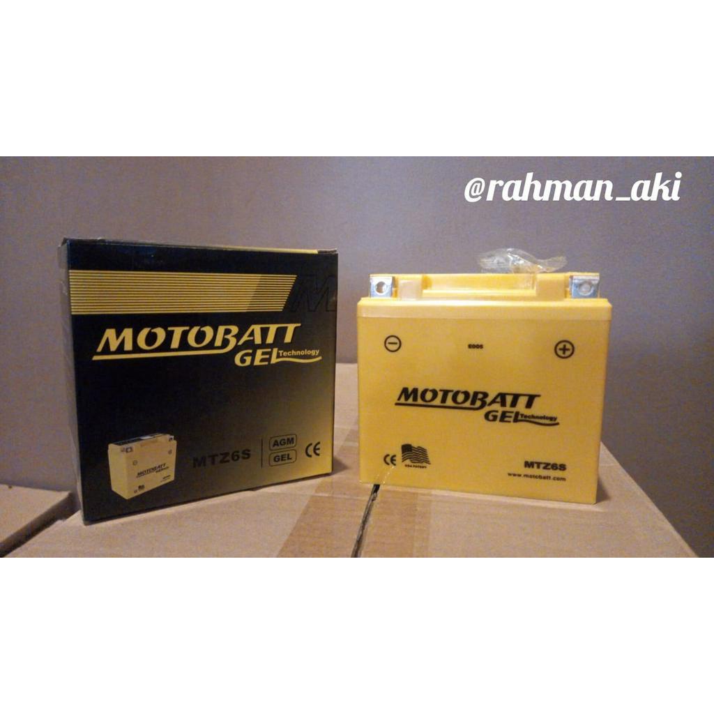 Aki kering motobatt vario 125, satria fu, cb150r, mtz6s motobatt