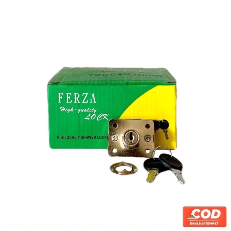 Kunci Laci / Lemari Ferza 101 16 mm - Tanpa Box, Tanpa Sekrup