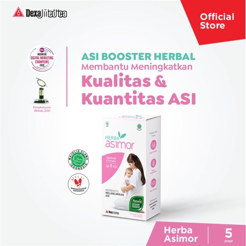 Herba Asimor Asi Booster Pelancar Asi Bayi Ibu Menyusui Herbal Kapsul Menyembuhkan Luka Pasca Melahirkan