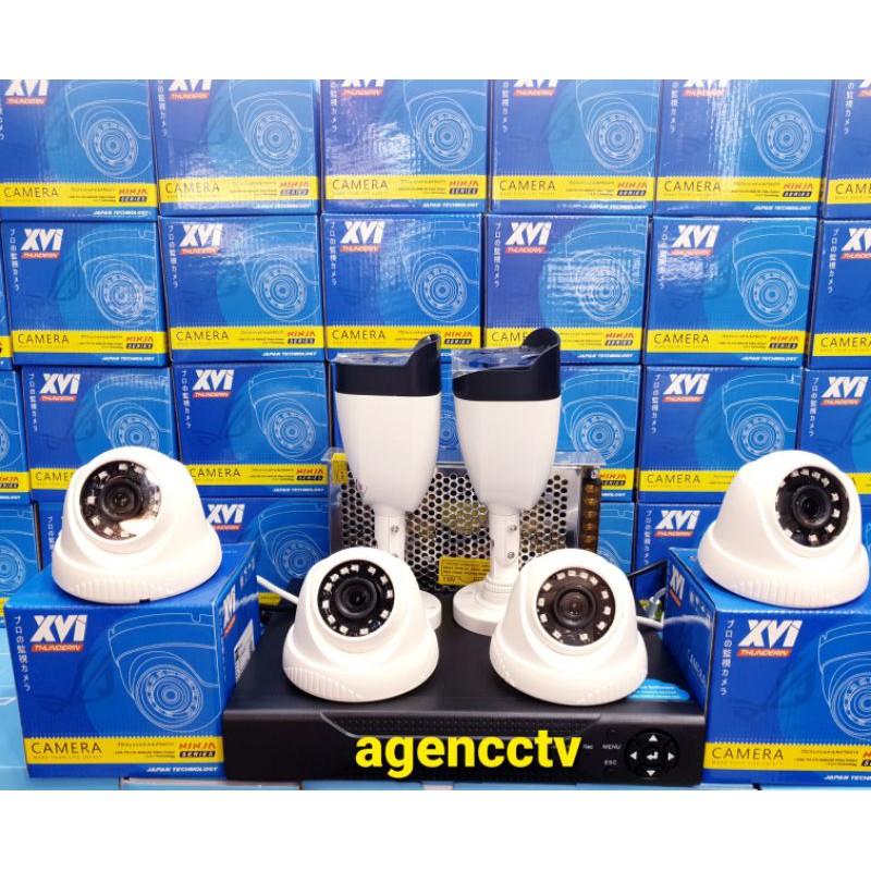 Paket cctv 6 chanel 5mp outdoor ic sony full hd