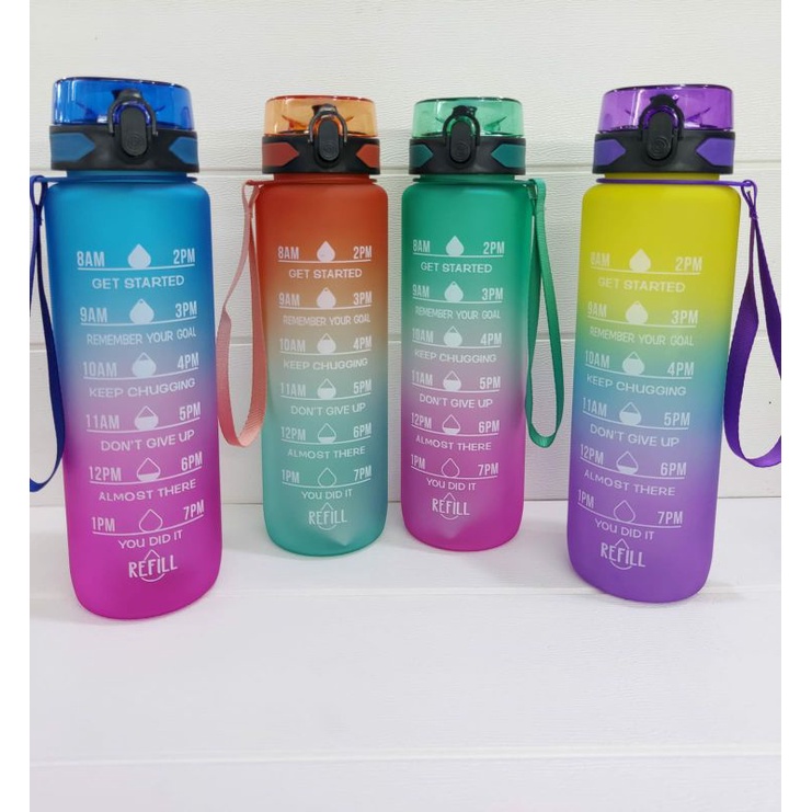 BOTOL MINUM TIME BPA FREE 1L TANPA | BOTOL TIME TANPA SEDOTAN &amp;  STIKER