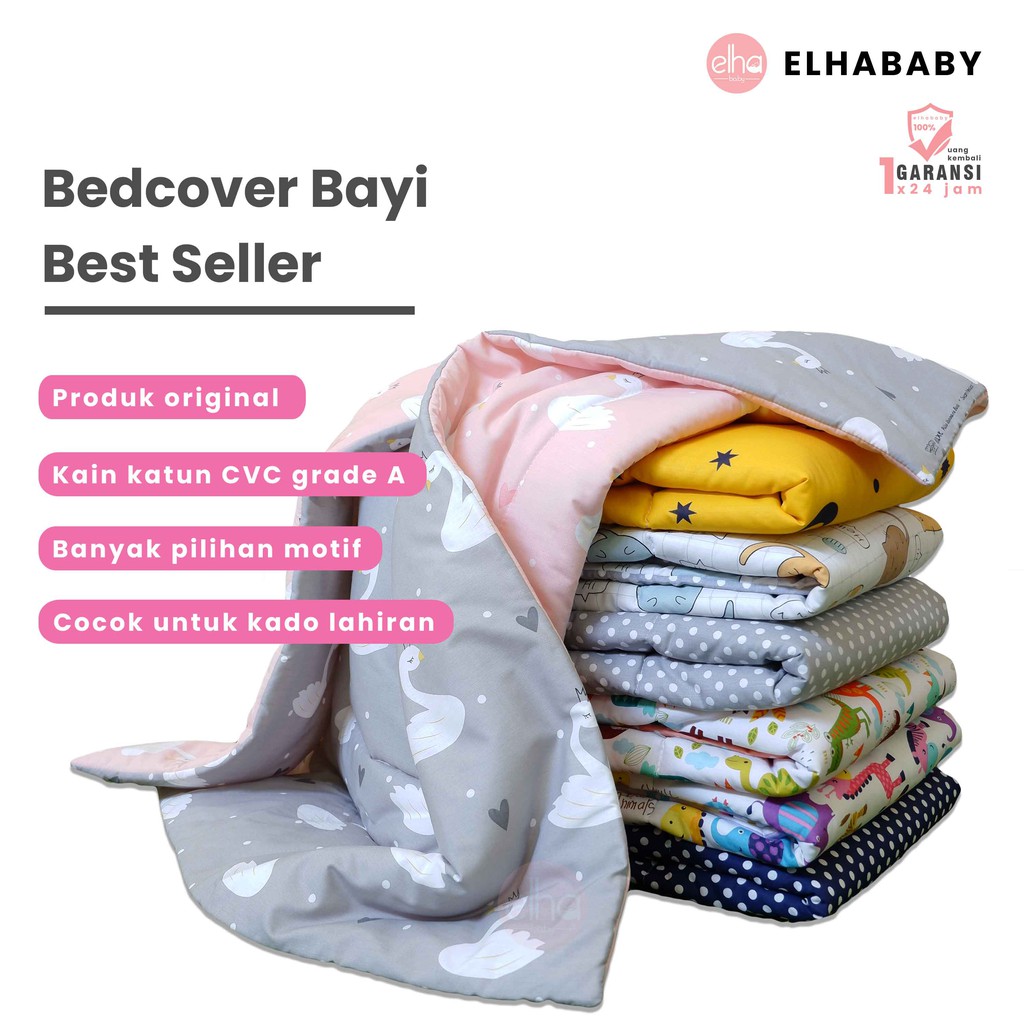 Bed Cover Selimut Baby Perlengkapan Bayi Baru Lahir Baby Bed Set Karakter Cocok Untuk Kado Lahiran