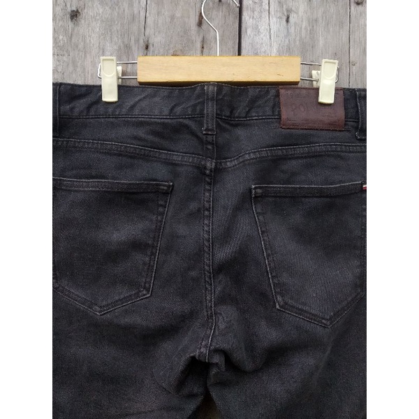 polham slim fit jeans black wash size 32 second original preloved