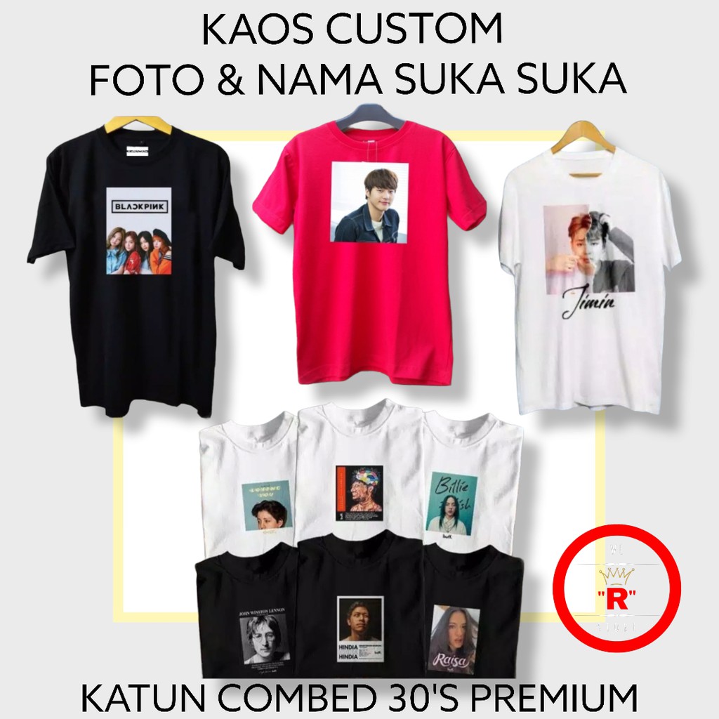 KAOS FOTO | DESAIN FOTO SUKA-SUKA ( Request foto )