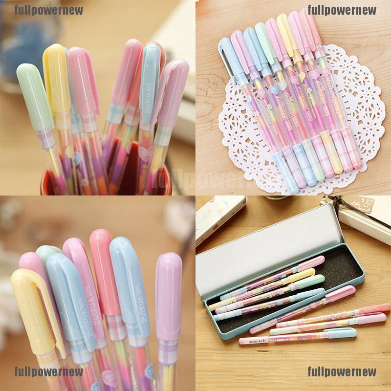 【COD】FLID 1Pcs Pen Ballpoint dengan 6 Warna Lucu