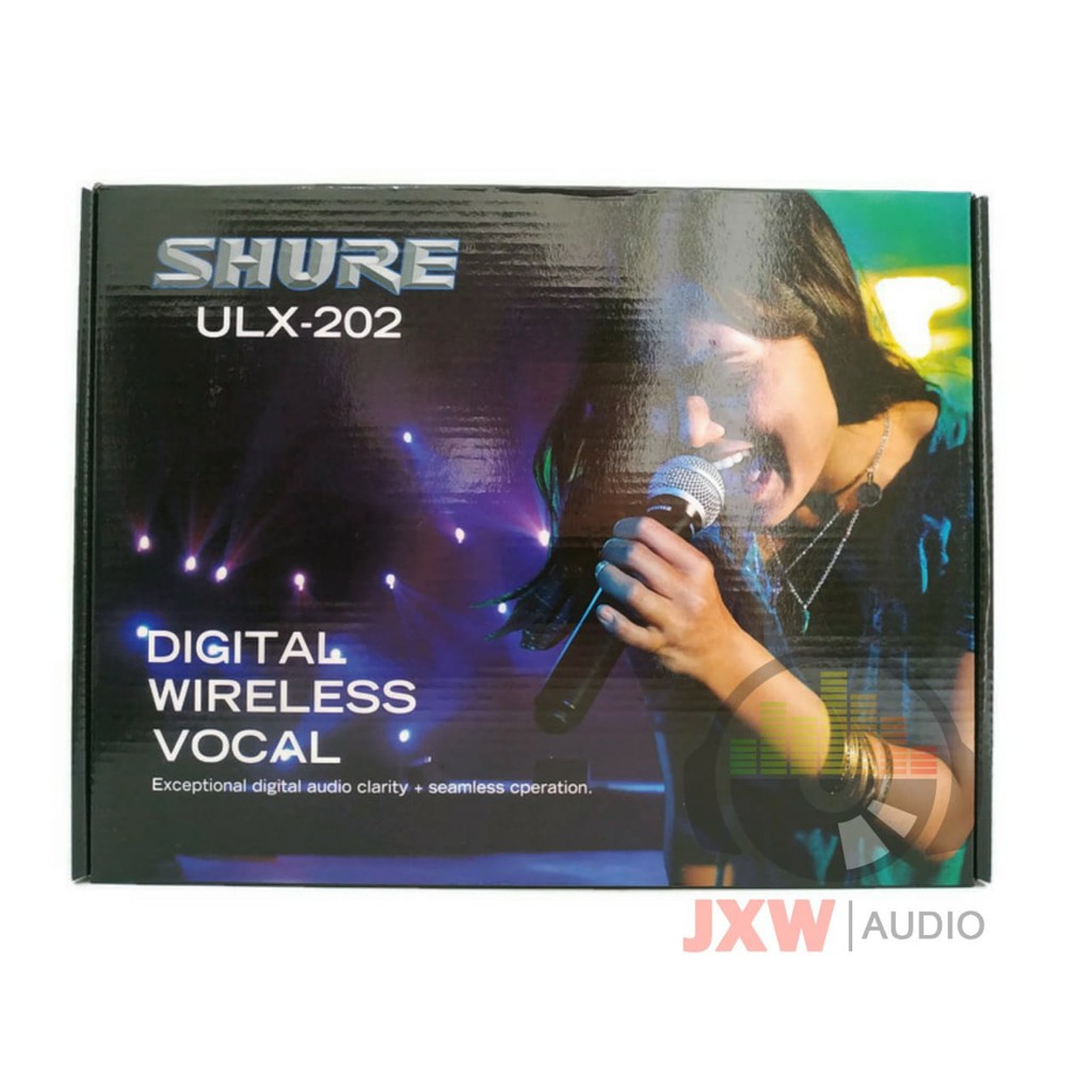MIC SHURE ULX 202 / MICROPHONE WIRELESS SHURE ULX-202 / MICROPHONE ULX202  (DAPAT 6 BH MIC)