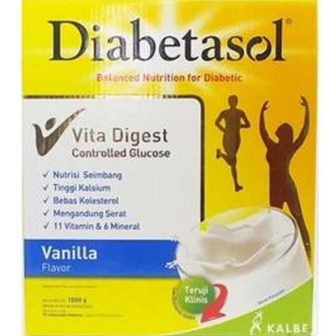 

[[BISA COD]] SUSU DIABETASOL 1KG VANILA PRODUK TERBATAS Kode 355