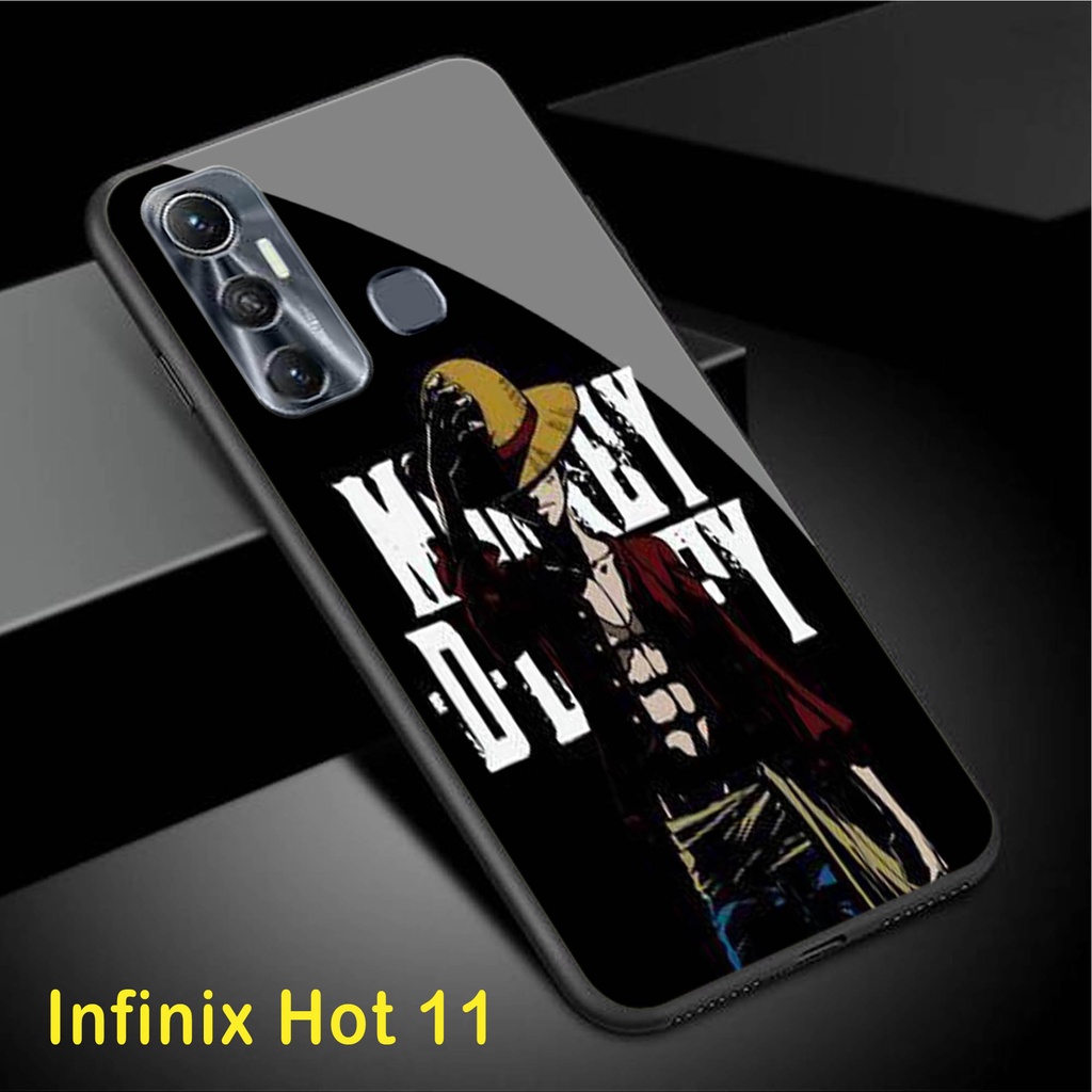 Case Infinix Hot 11 - Softcase Glass Kaca Infinix Hot 11 - A10 - Case Hp Infinix Hot 11 - Casing Hp 