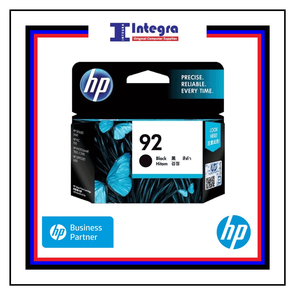 HP 92 AP Black Inkjet Original Cartridge ( C9362WA )