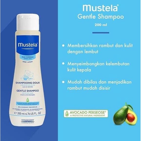 Mustela Hydra Bebe - Gentle Shampoo 200ml