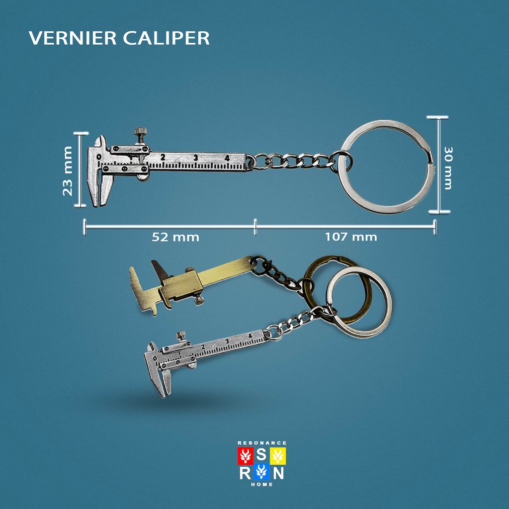 Gantungan Kunci Jangka Sorong | Vernier Caliper/Key Chain | Gantungan Kunci Unik / Cute Key Chain