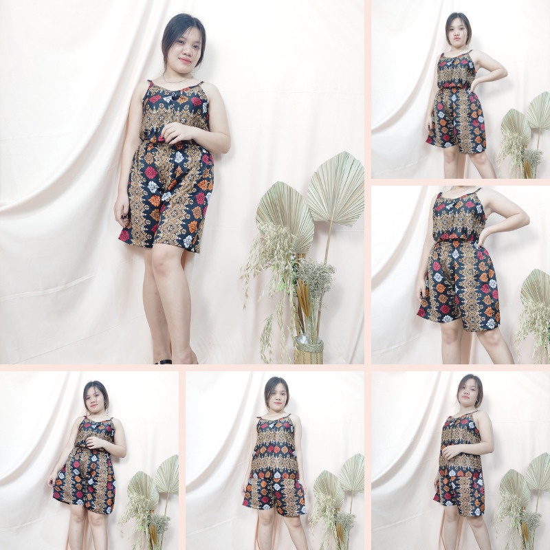 SB Collection Stelan Tannisa Tanktop dan Celana Pendek Batik Wanita All Size