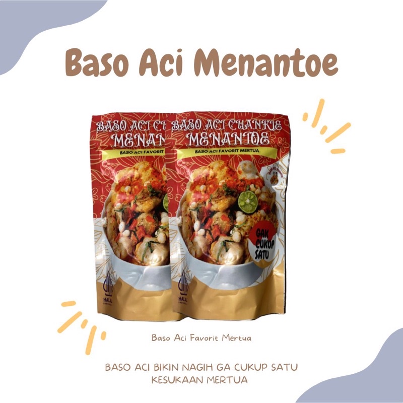 

Baso Aci Minatoe Kumplit Makanan Instant