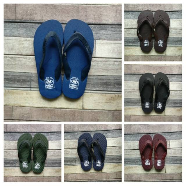 Sandal Jepit Karet Pria New Era Miami