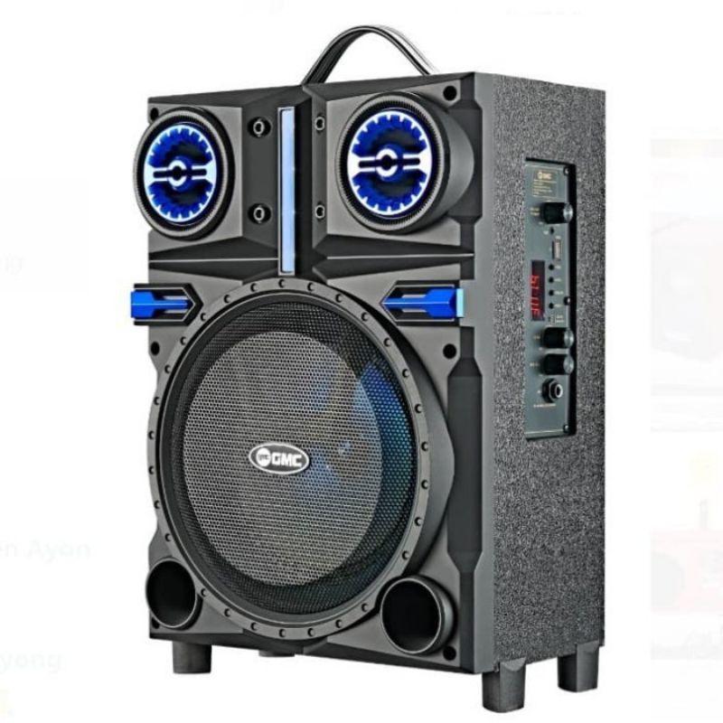 Speaker Portable Gmc 897Q/Gmc 897P Bonus Mic Wireless Karaoke/Salon Aktif Bluetooth Radio Fm Speaker Wireless