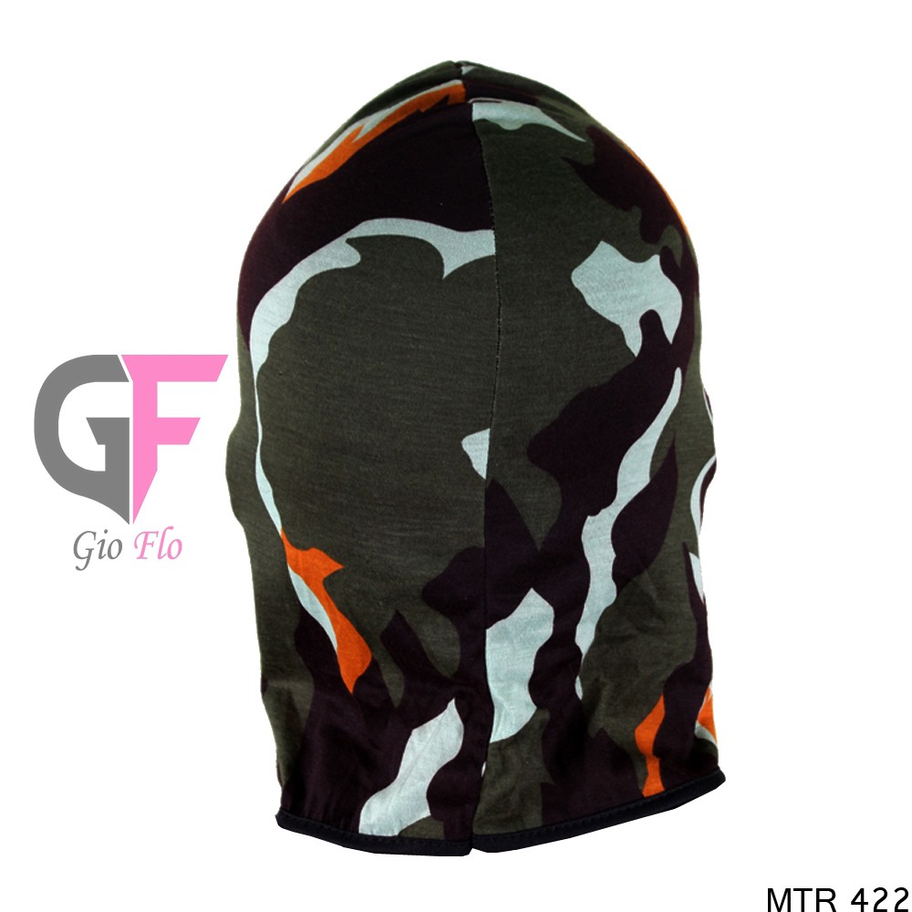 GIOFLO Masker Motor Motif Ninja Army Green / MTR 422