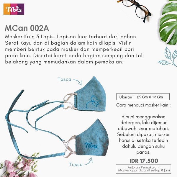 MASKER NIBRAS MCAN 02 ORI