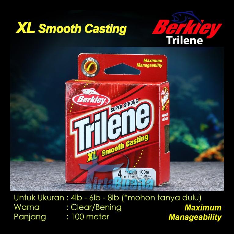 NEW SENAR BERKLEY TRILENE 4LB - 6LB - 8LB ALAT PANCING MURAH MERIAH AL7
