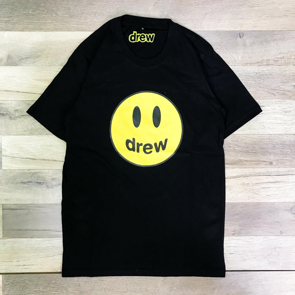 DISTRO KAOS DREW PREMIUM COTTON COMBED 30S OVERSIZE - HOUSE BASIC - MIROR ORIGINAL