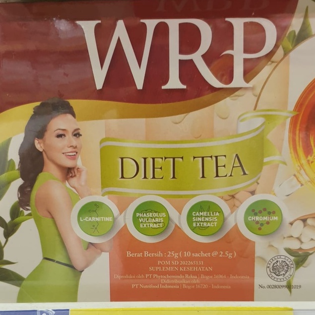 

WRP Diet Tea Teh Diet isi 10 sachet @ 2.5gr Minuman Sehat