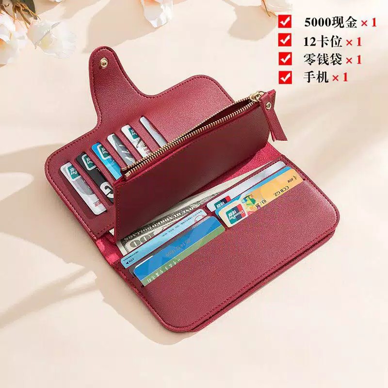 Dompet Wanita  KC172 Lucu Panjang / KC173 Pendek Dompet wanita import Panjang Tipis A13