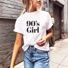 MYSTIQUE.ID-BAJU KAOS 90'S GIRLS T-SHIRT LUCU DAN AESTHETIC