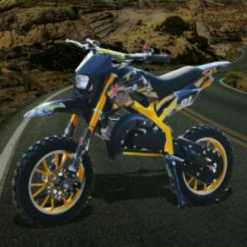 MOTOR MINI TRAIL MT2A 50 CC  MESIN 2TAK- MAINAN CROSS ANAK