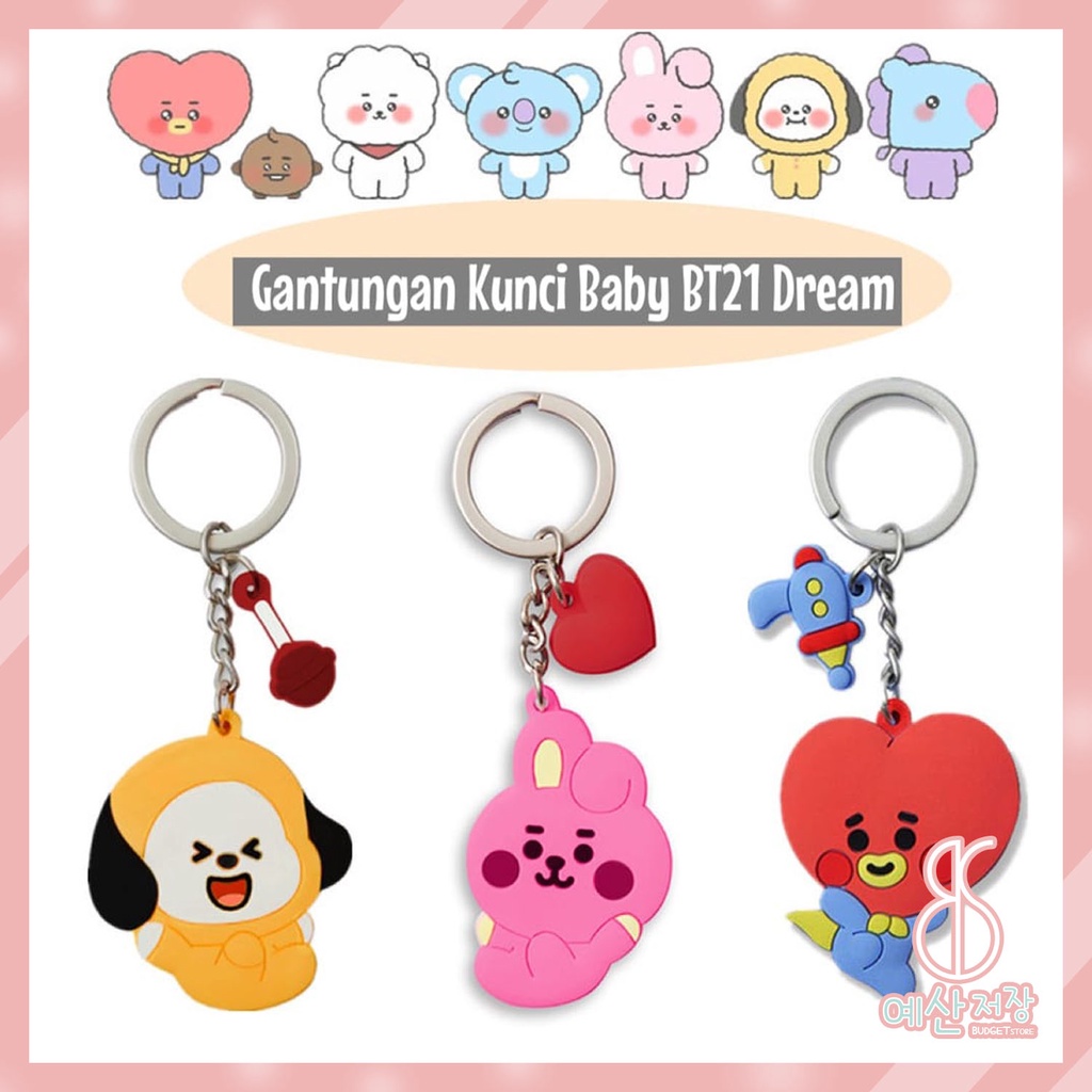 [BS] BISA COD Gantungan Kunci Baby BT21 Dream BTS KPOP Key Chain - KP907