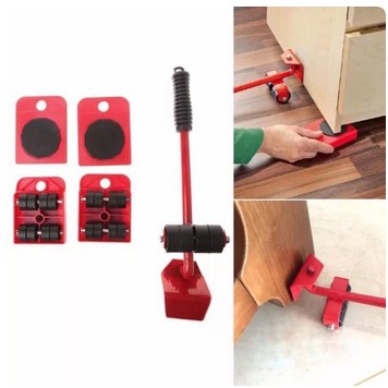 4 Set Mover Roller Memindahkan Furniture Dengan Mudah Dongkrak Perabot