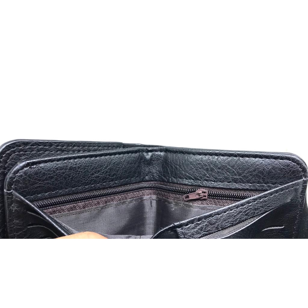 Dompet Pria Wanita Dompet Tanggung Dompet Magnet Bahan Sintetis Dengan 3 Pilihan Warna